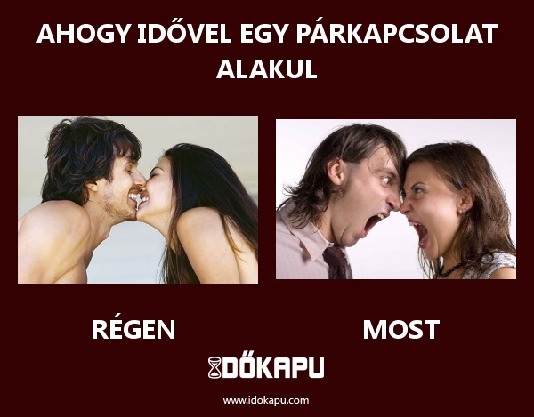 Ahogy idővel egy párkapcsolat alakul
 
 title=