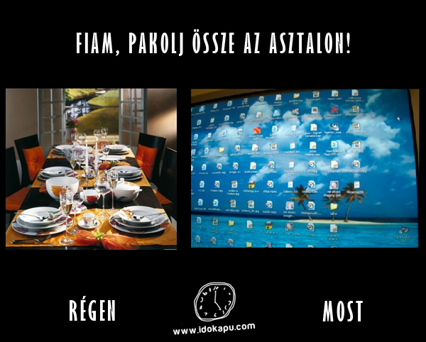 Rakj rendet az asztalon
 
 title=